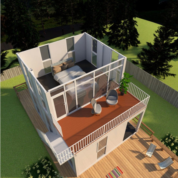 Конструкция стального дома с плоской упаковкой для летнего освещения сборного типа插图