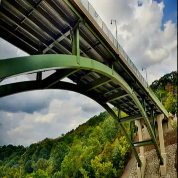 Стальная арочная балка моста cплошная плита, устойчивая к атмосферным воздействиям插图