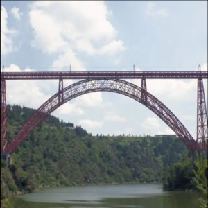 Мост из сборных окрашенных стальных конструкций Q355 с арочным переходом для пешеходов插图1