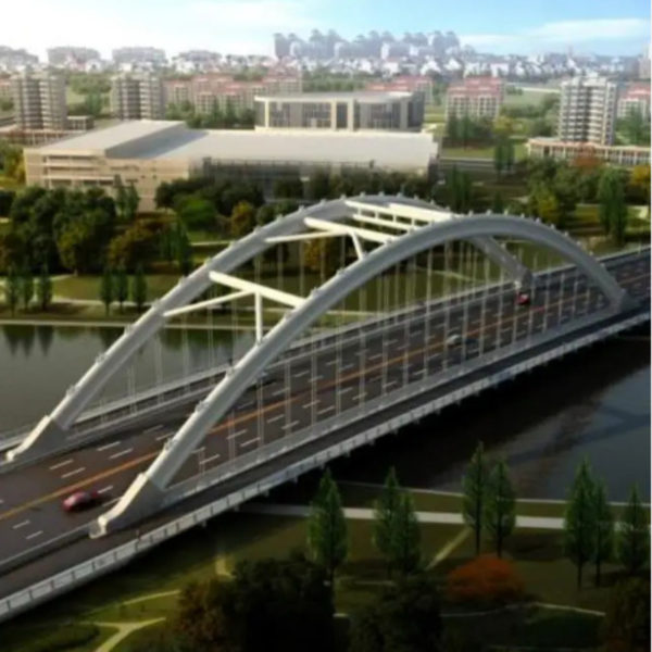 Железнодорожный стальной связанный конструкционный стальной арочный мост с опорными стойками Австралия Америка стандарт插图1