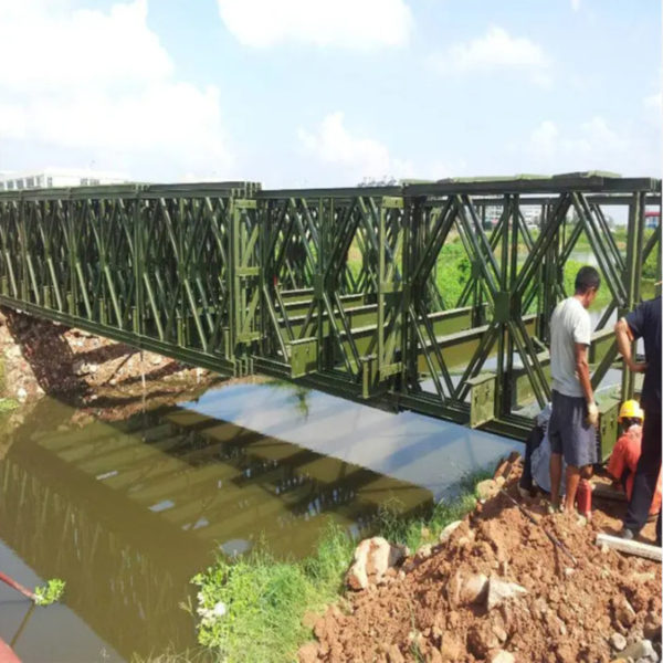 Стальные сборные системы моста бейли для инженерного строительства, монтажа нефтепроводов и гражданского применения插图
