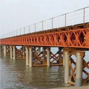 Изогнутая струнная стальная ферменная конструкция с усиленной непрерывной балочной конструкцией высокоскоростной железнодорожный мост插图1